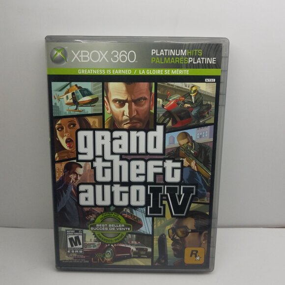 Grand Theft Auto IV Platinum Hits Xbox 360 - Picture 1 of 6
